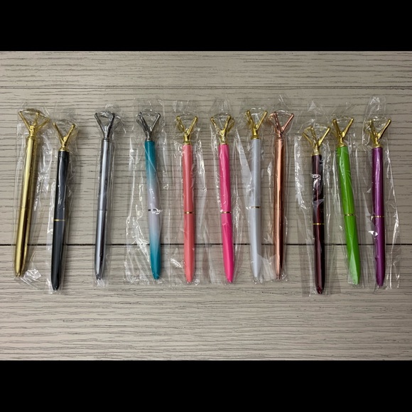 Diamond top pens